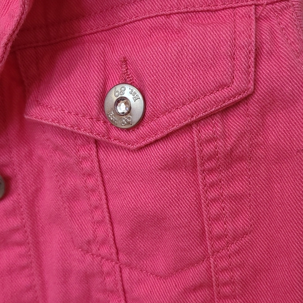 Children's Place Pink Jean Jacket - Picture 6 of 7